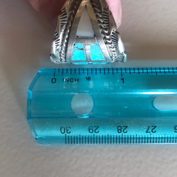 Rare Vintage Turquoise Ring - Picture 6 of 7